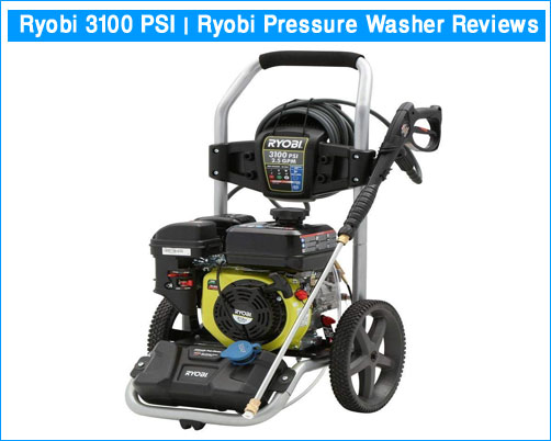 ryobi 3100 psi pressure washer