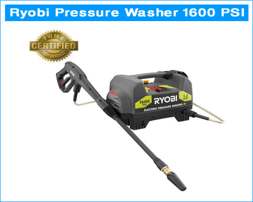 ryobi 1600 psi pressure washer