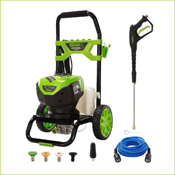 greenworks pressure washer 2300 reviews
