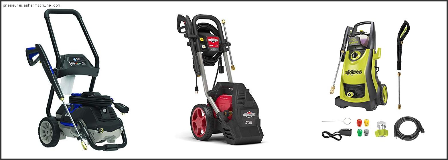 Top #10 2200 Psi Electric Pressure Washer Based On User Rating