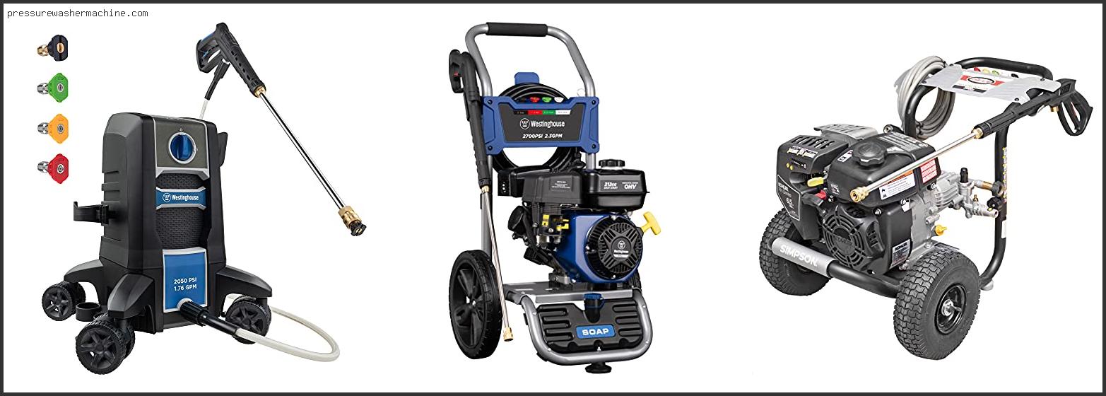 Gas Pressure Washer Westinghouse