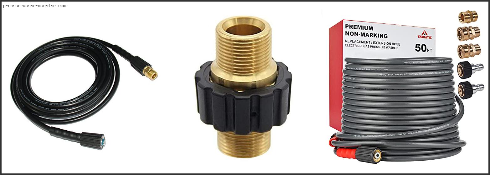 Pressure Washer Hose Extension Adapter