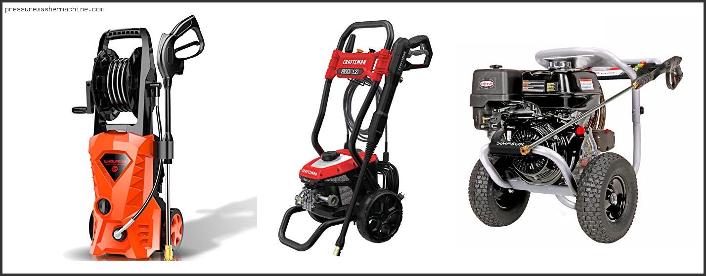 Top Best Pressure Washers – Available On Market Pressure Washers