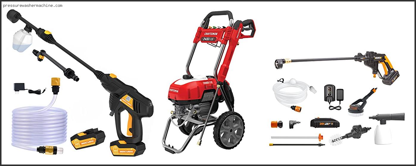 Best Electric Power Washers Canada