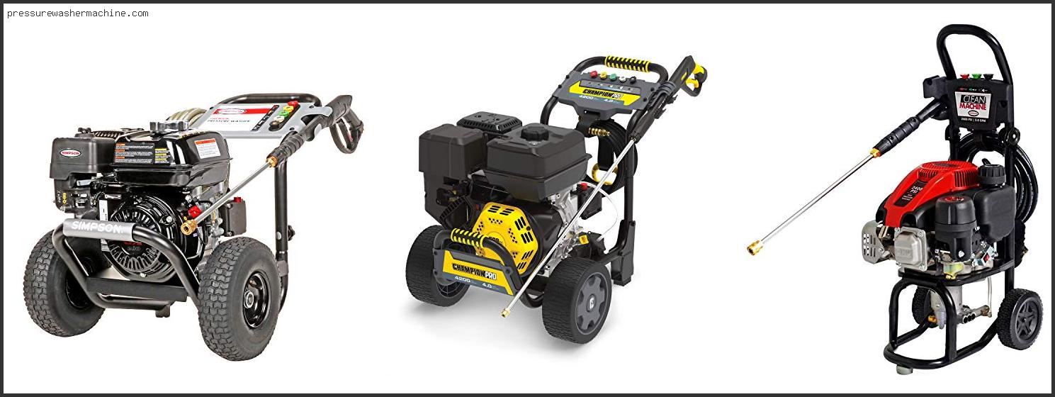 Top Best Small Gas Pressure Washer Based On Scores Small Gas Pressure Washer
