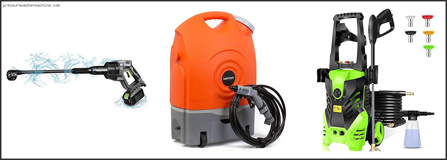 Best Water Pressure Washer For Home