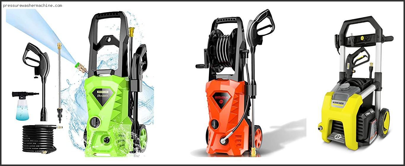 Pressure Washers Electric Powered
