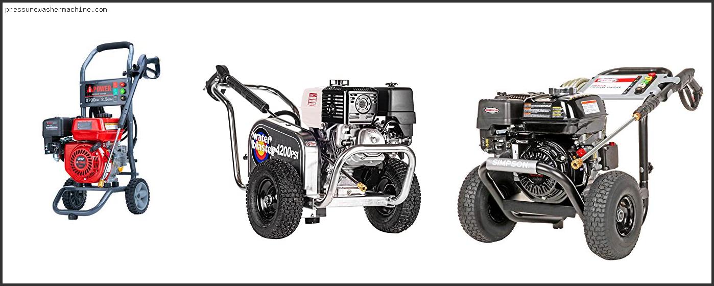 Best Gas Powered Pressure Washer For The Money