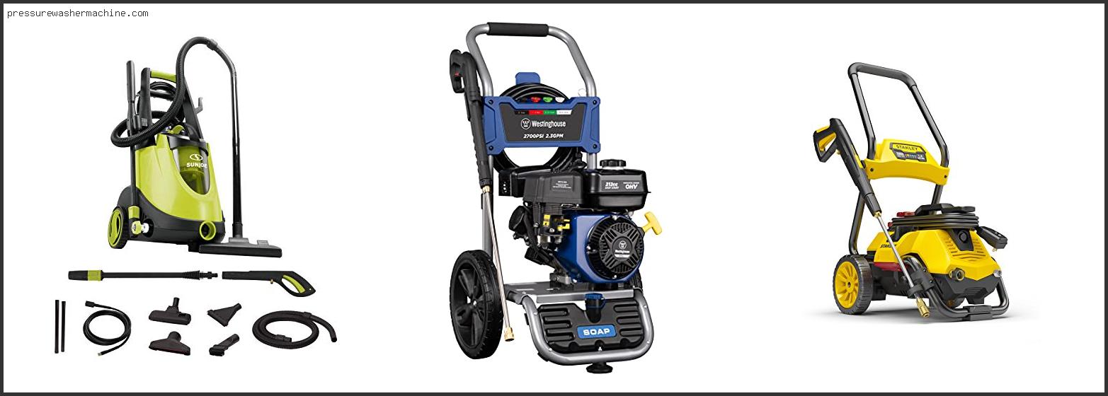 Electric Or Gas For A Pressure Washer