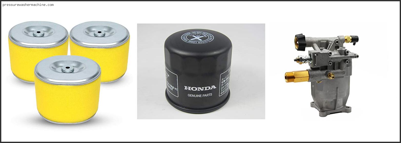 Honda Pressure Washer Oil In Air Filter