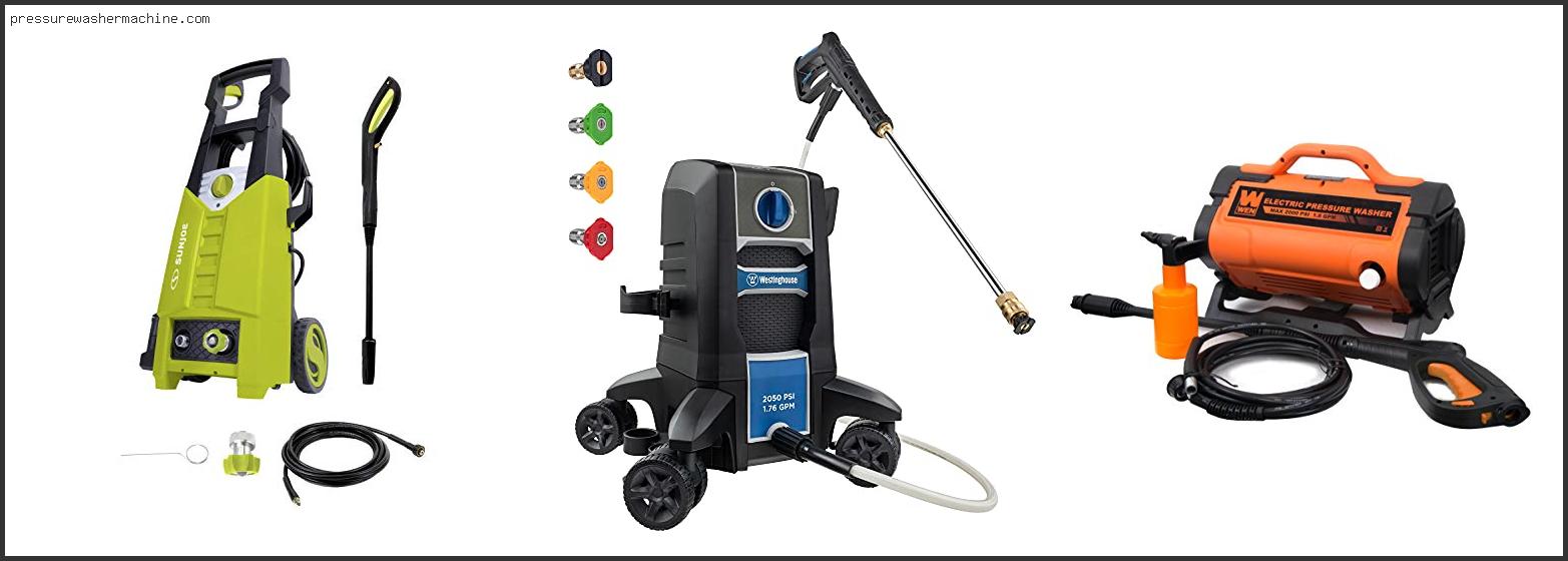 Rating Pressure Washers Top Rated
