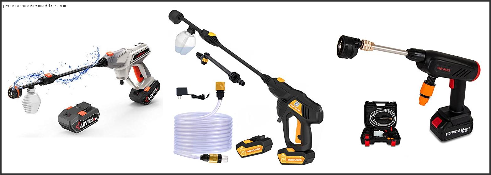Portable Battery Power Washer